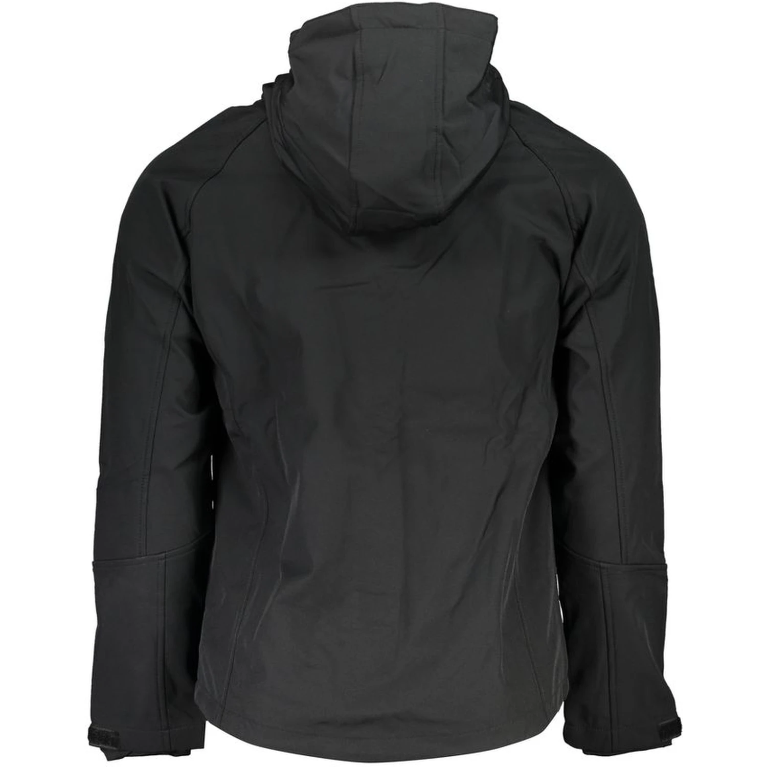 Black Polyester Men's Jacket