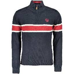 Blue Cotton Sweater