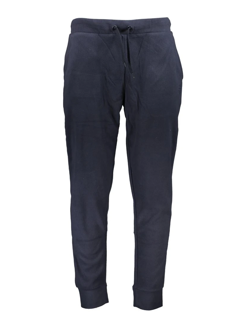 Blue Polyester Men's Sweatpant