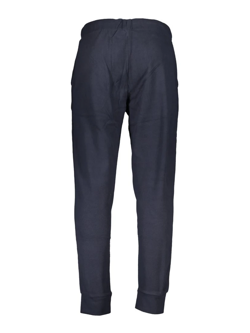 Blue Polyester Men's Sweatpant