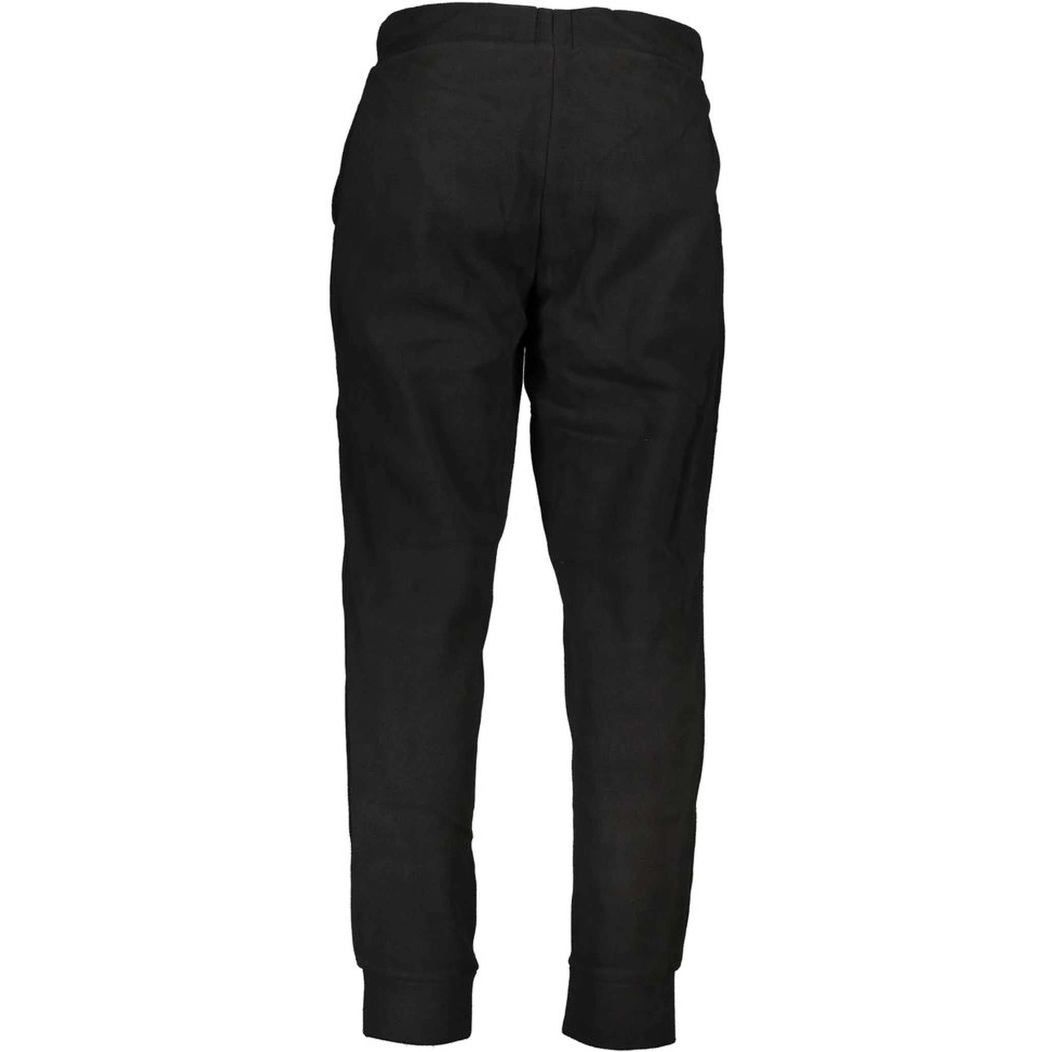 Black Polyester Men's Sweatpants