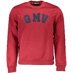 Rosso Polyester Men Sweatshirt
