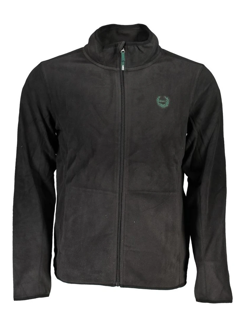 Nero Polyester Men Sweatshirt