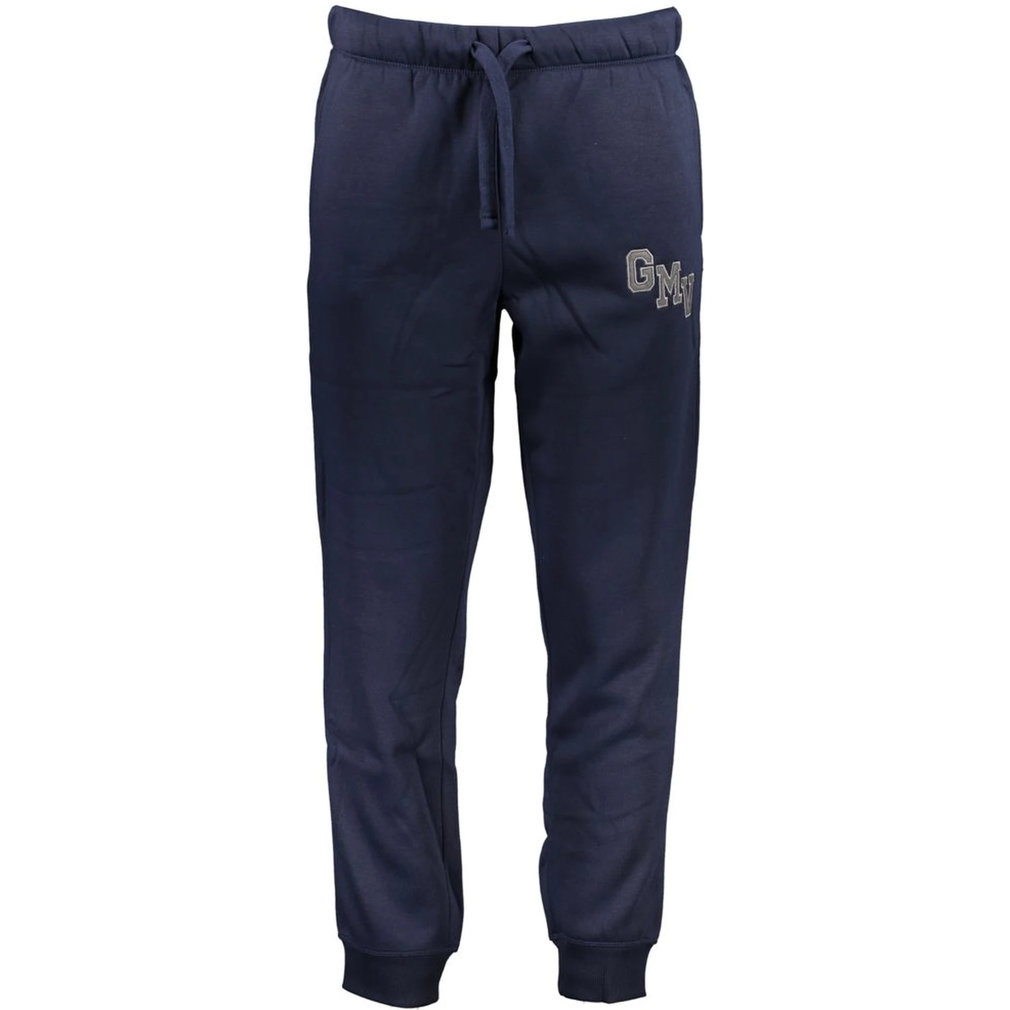 Blue Polyester Men's Sweatpant