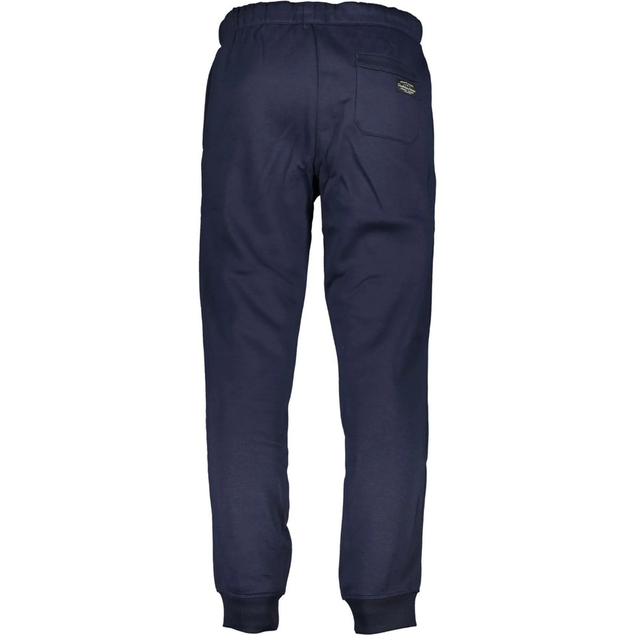 Blue Polyester Men's Sweatpant