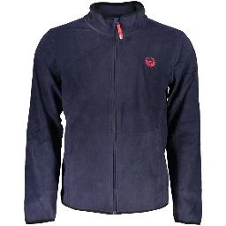 Blue Polyester Men's Sweatshirt