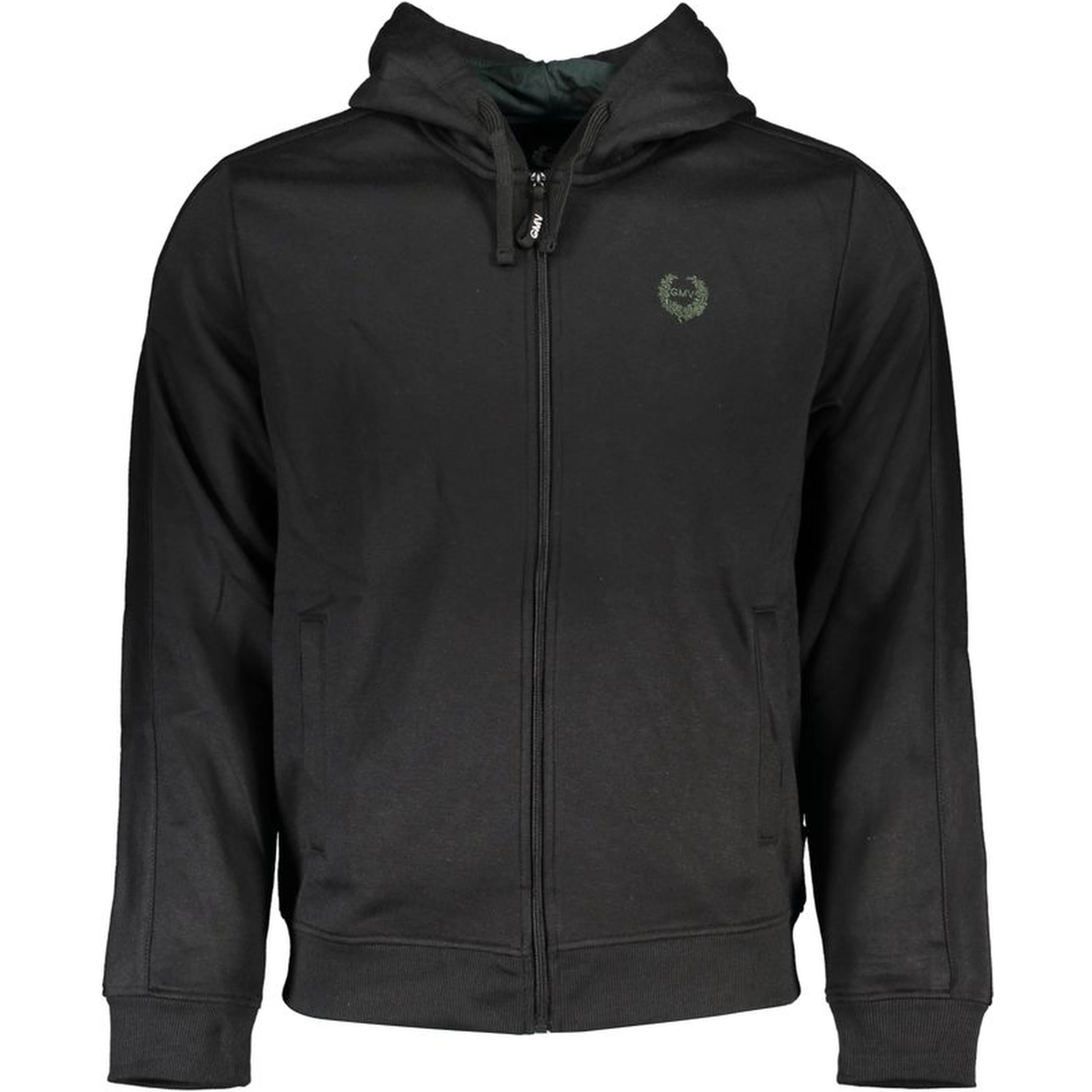 Black Polyester Men's Sweatshirt
