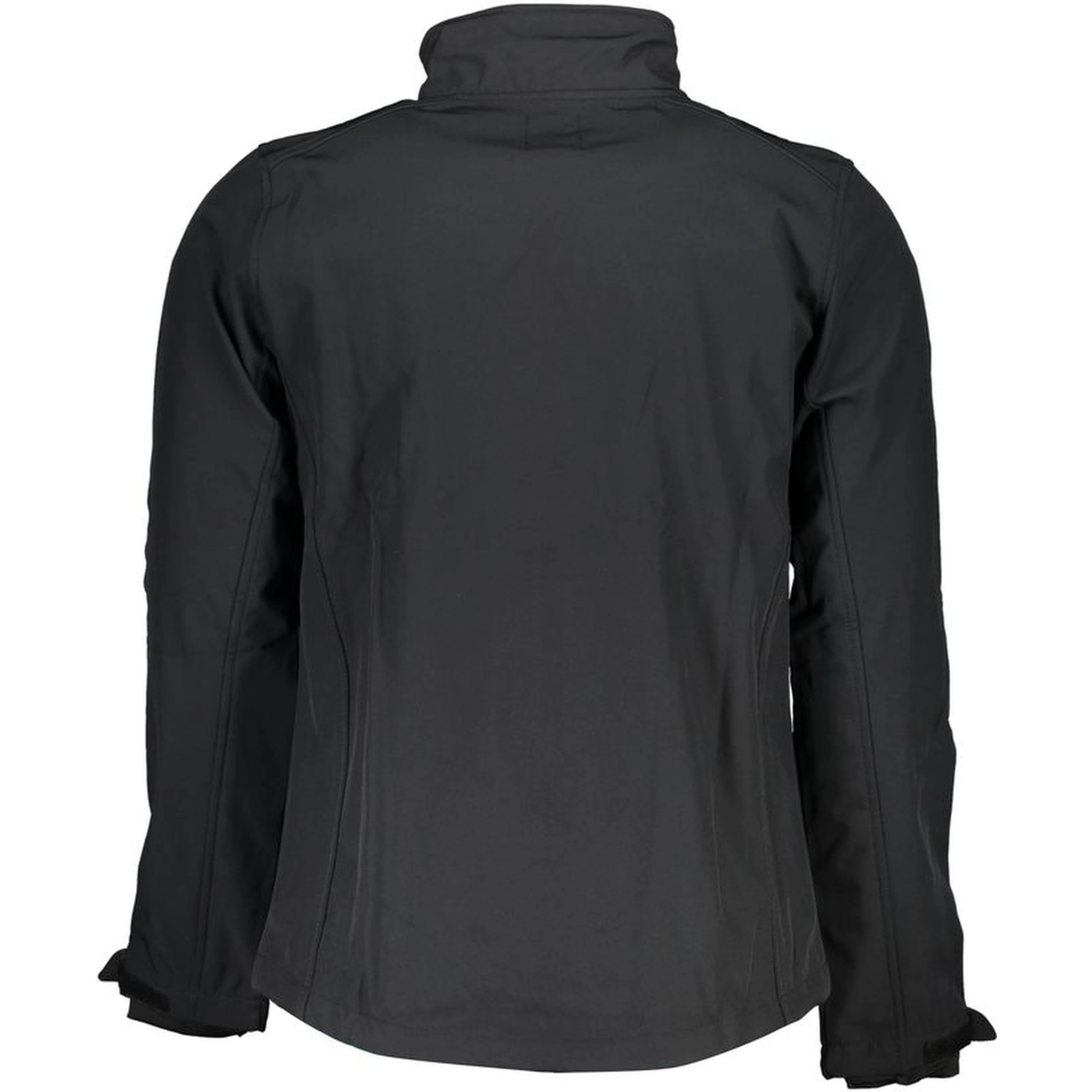 Black Polyester Jackets & Coat