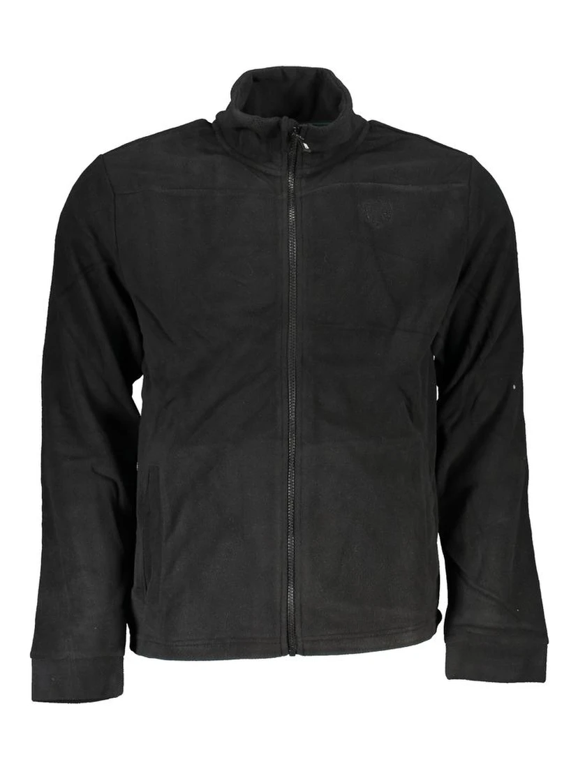 Black Polyester Sweatshirt