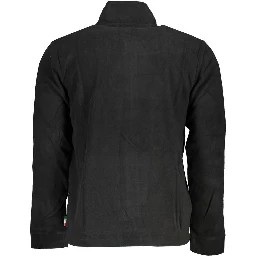 Black Polyester Sweatshirt
