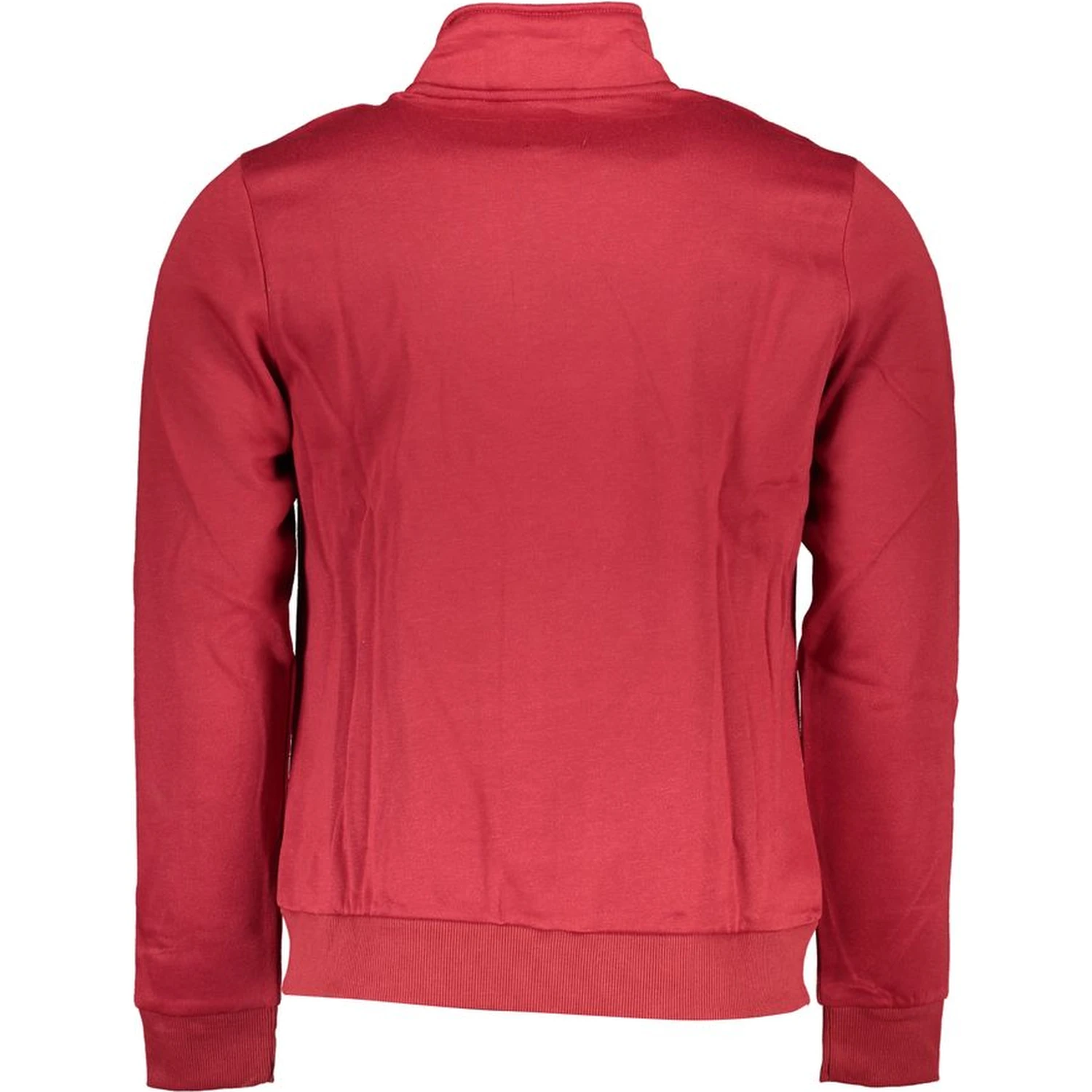 Red Polyester Men Sweatshirt