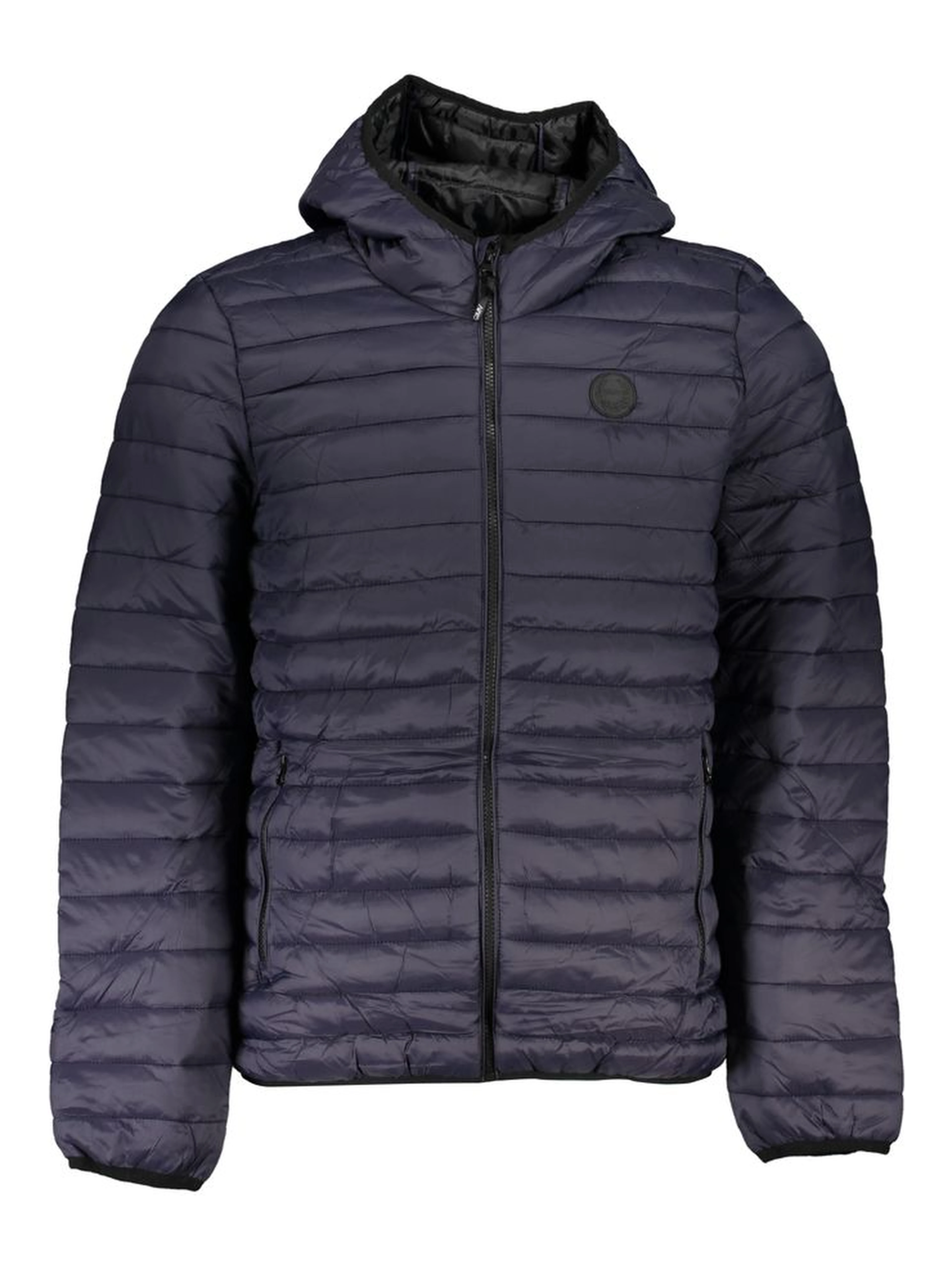 Blue Polyamide Jackets & Coat