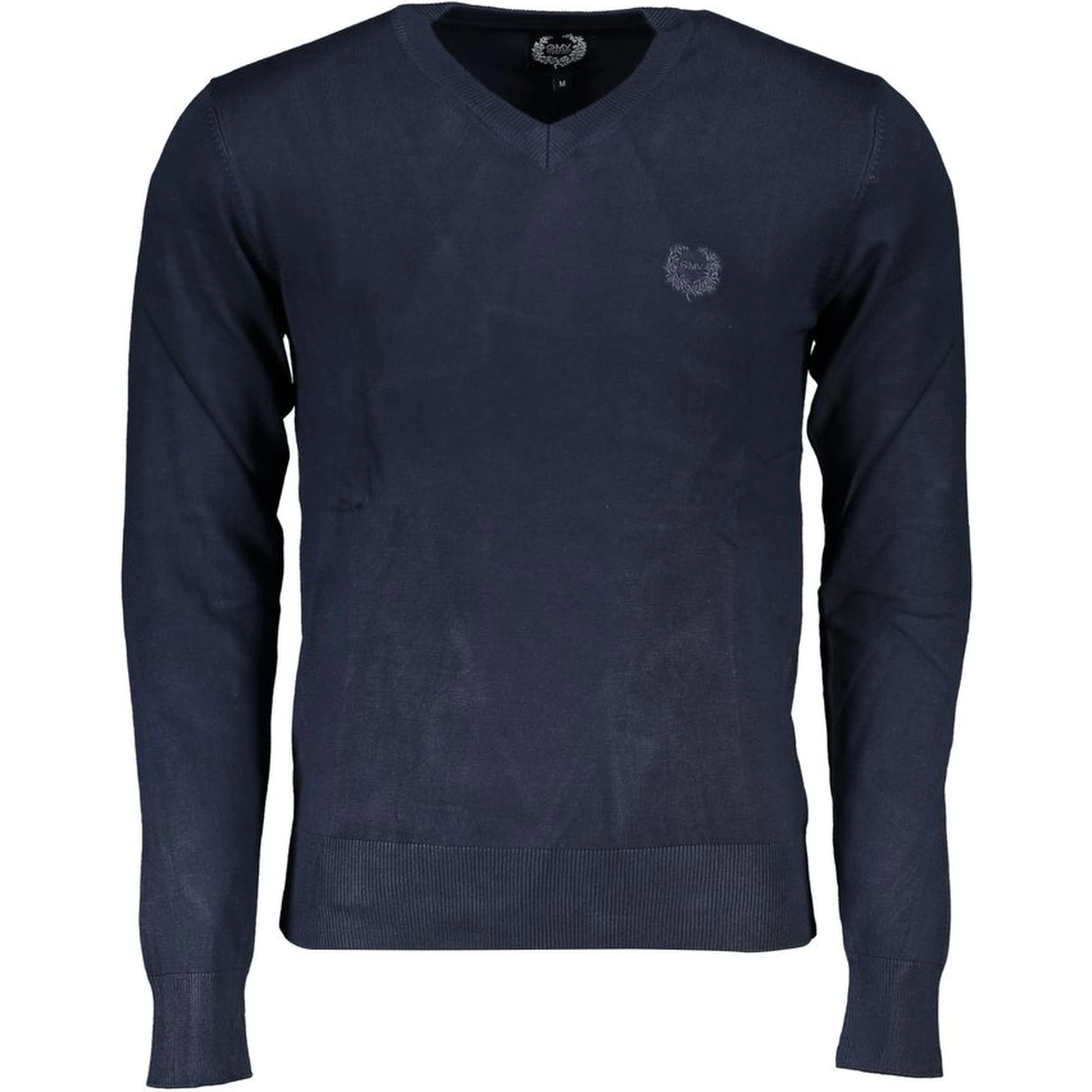Blu Viscosa Uomo Maglia