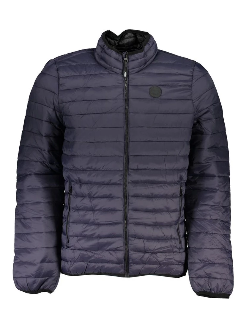 Blue Polyamide Jackets & Coat