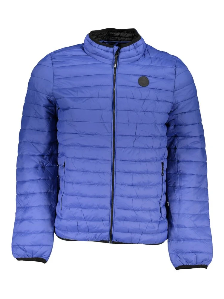 Blu Poliammide Men's Jacket