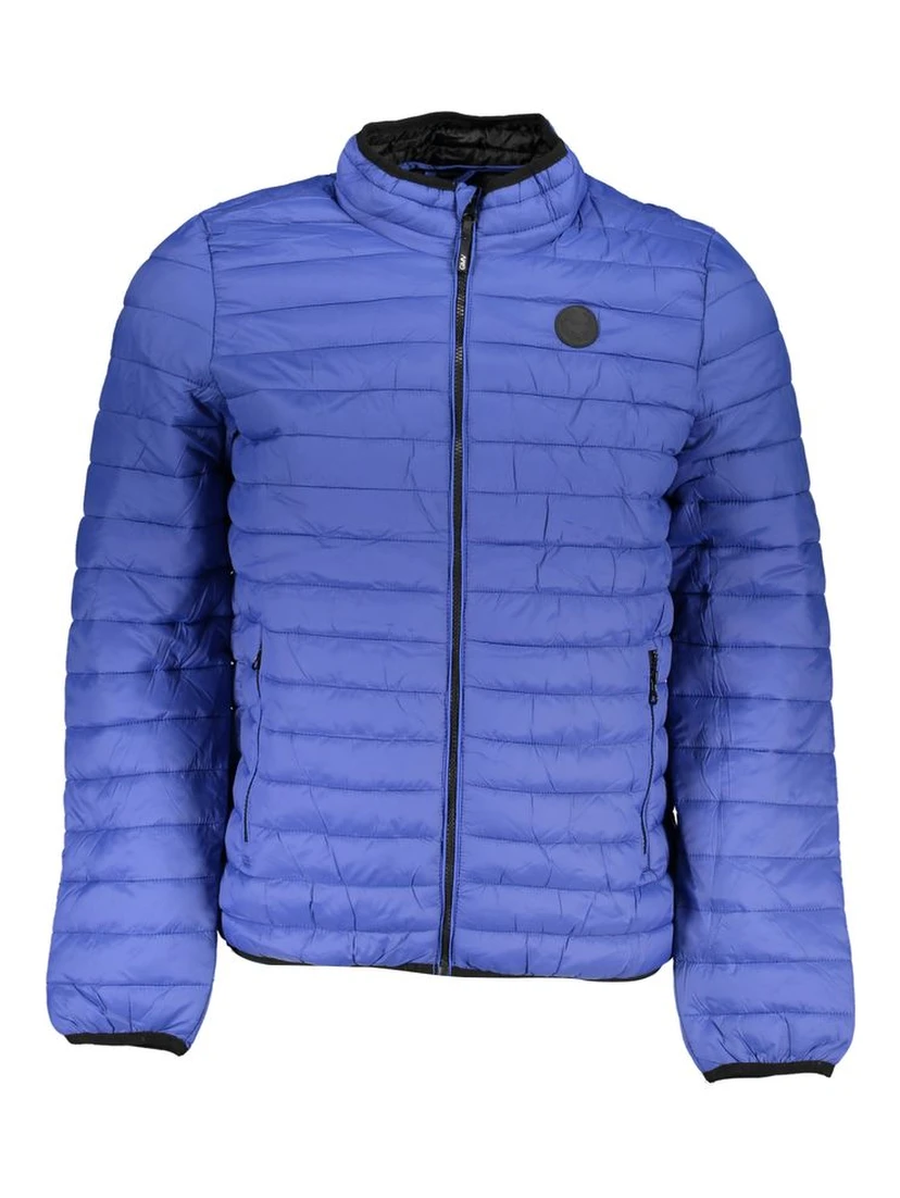 Blu Poliammide Men's Jacket