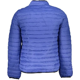 Blu Poliammide Men's Jacket