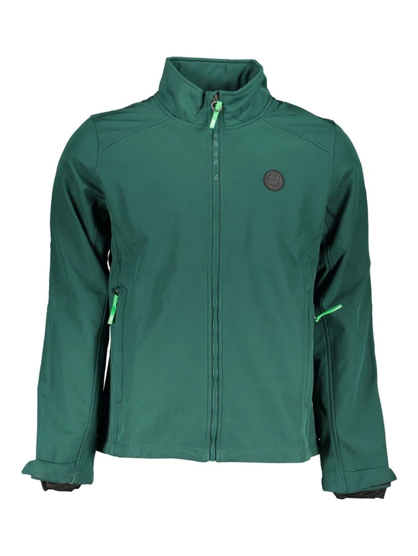 Green Polyester Jackets & Coat