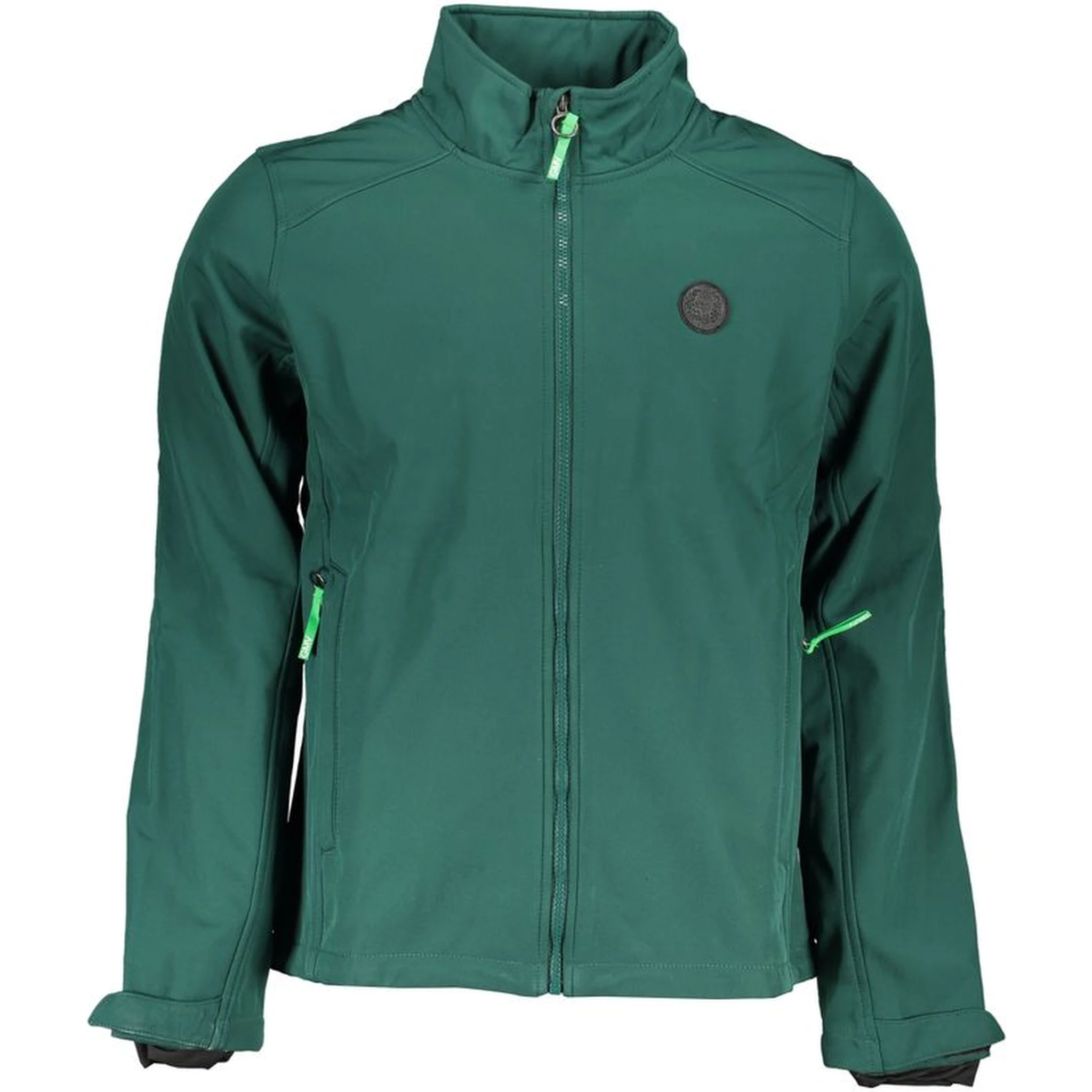 Green Polyester Jackets & Coat