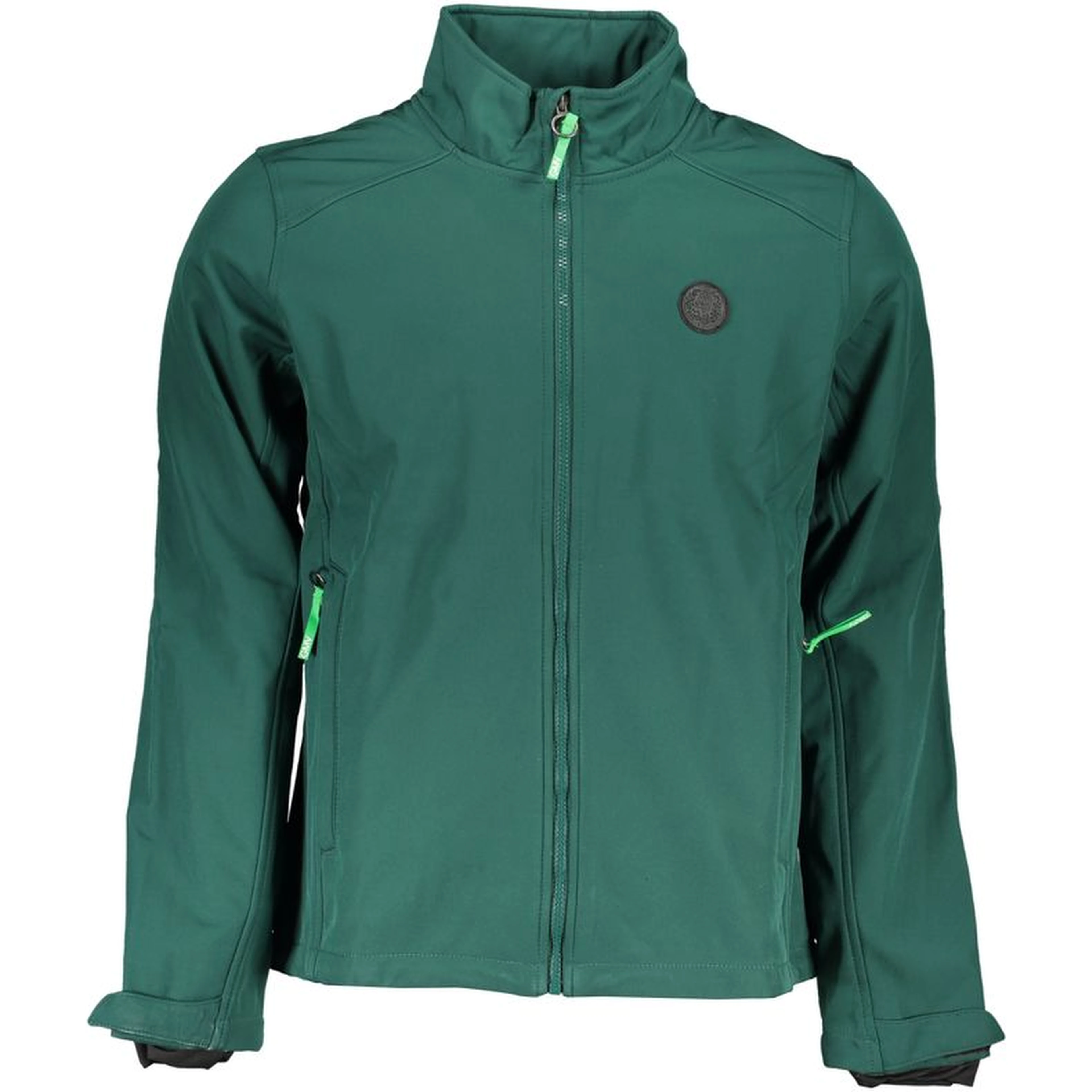 Green Polyester Jackets & Coat