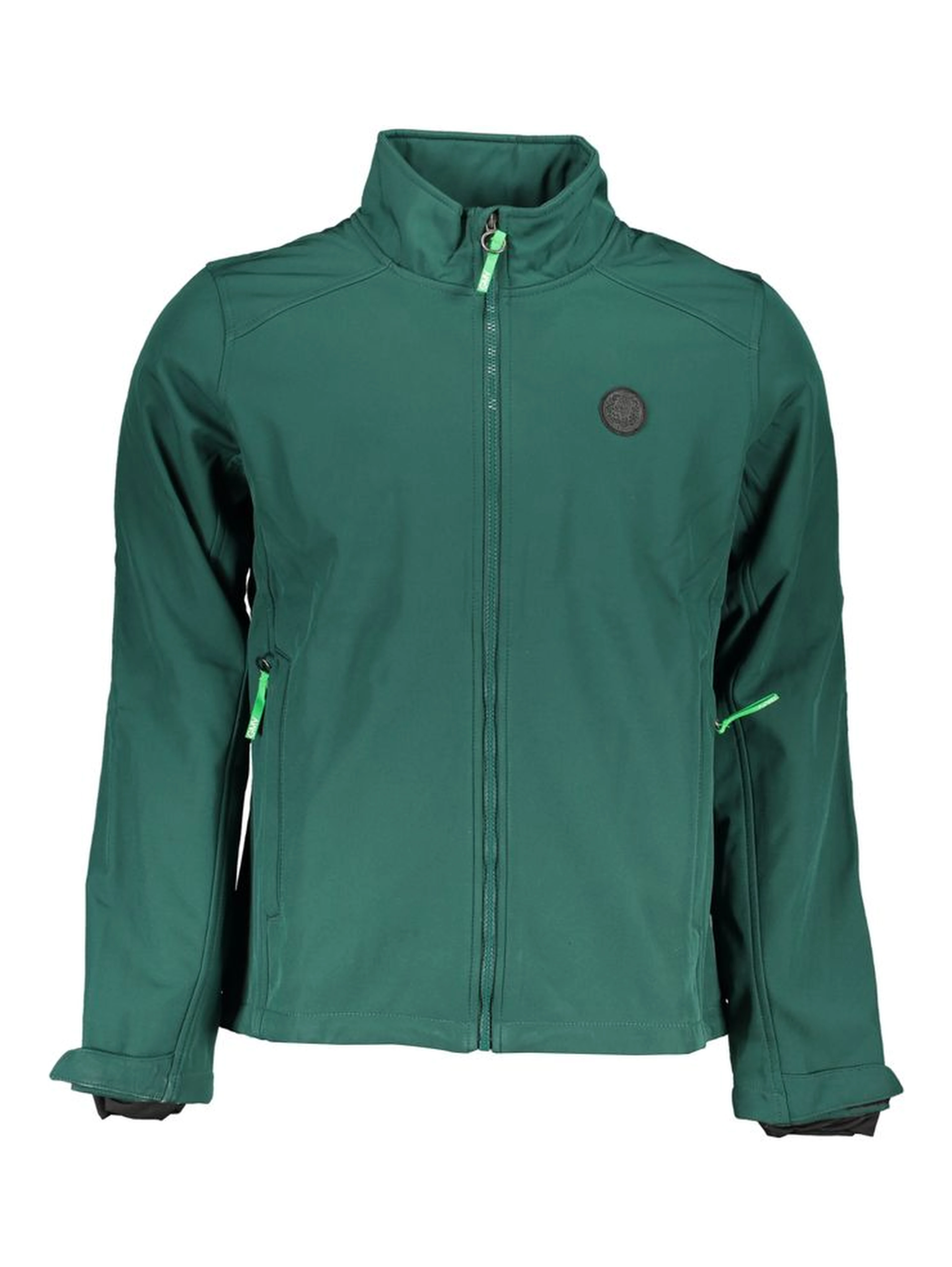Green Polyester Jackets & Coat