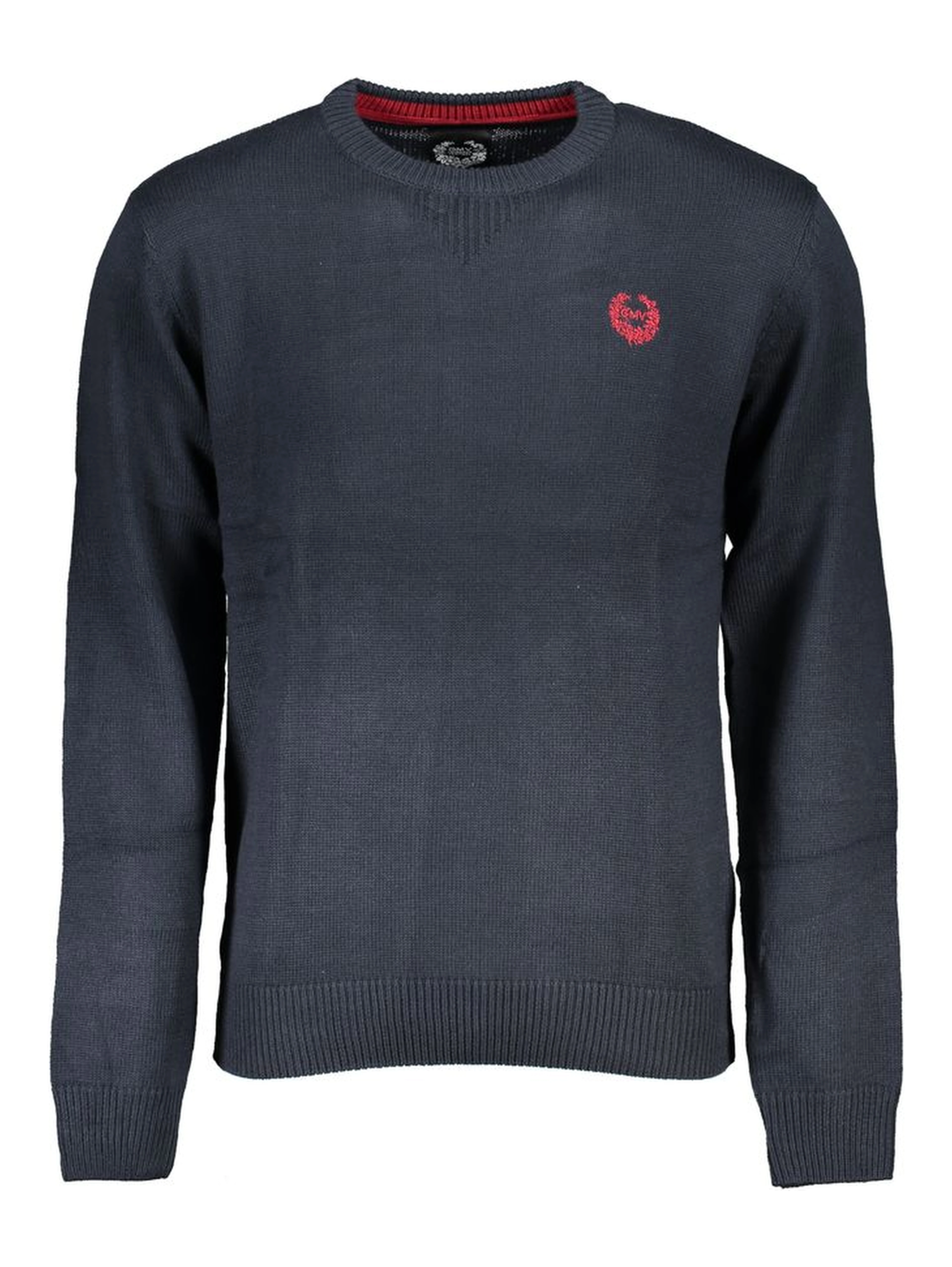 Blue Cotton Men's Sweater