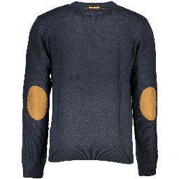 Blue Cotton Men's Sweater