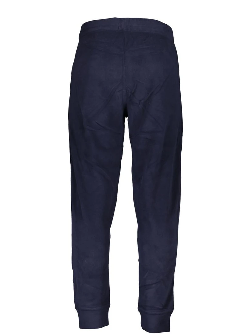 Blue Polyester Men's Sweatpant