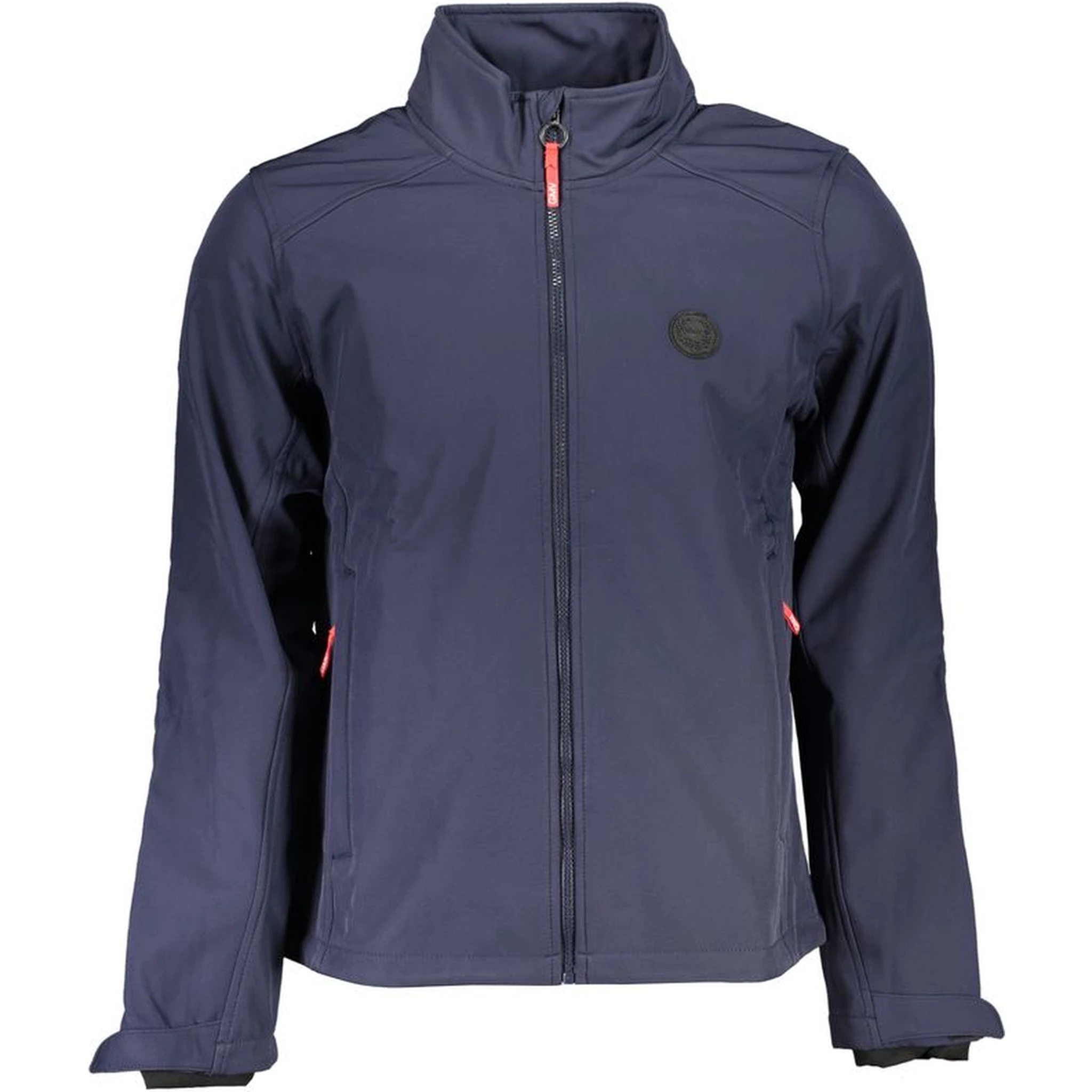 Blu Polyester Men's Jacket