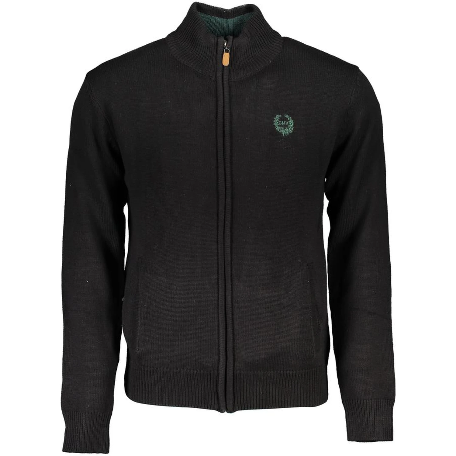 Black Cotton Men's Cardigan