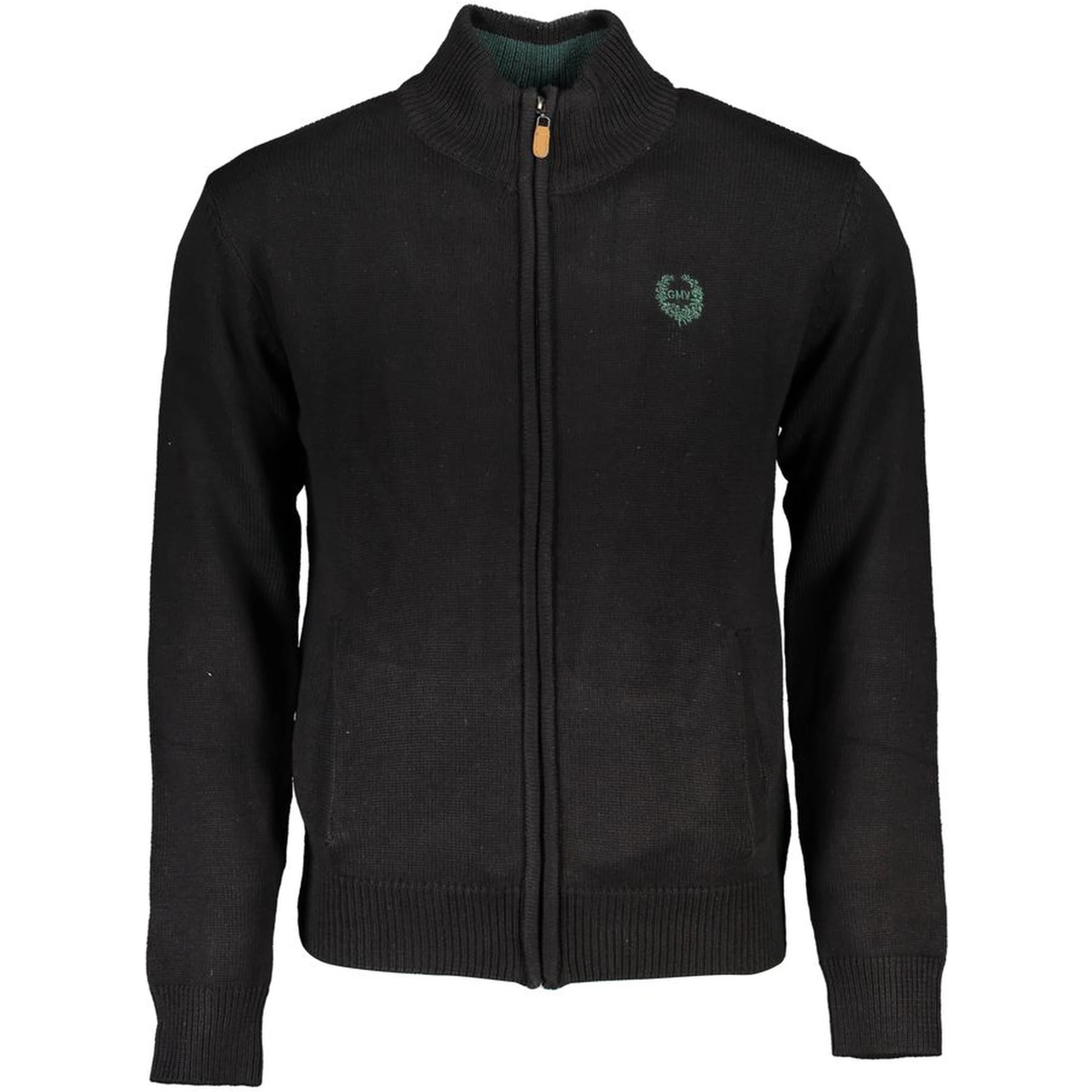 Black Cotton Men's Cardigan