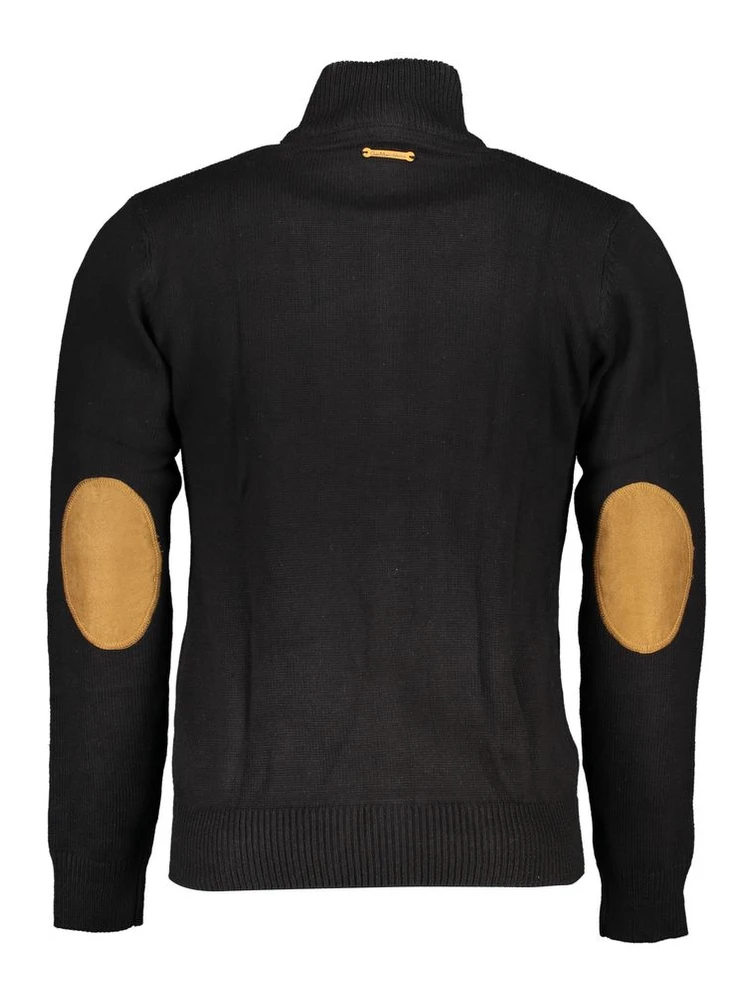 Black Cotton Men's Cardigan alternative