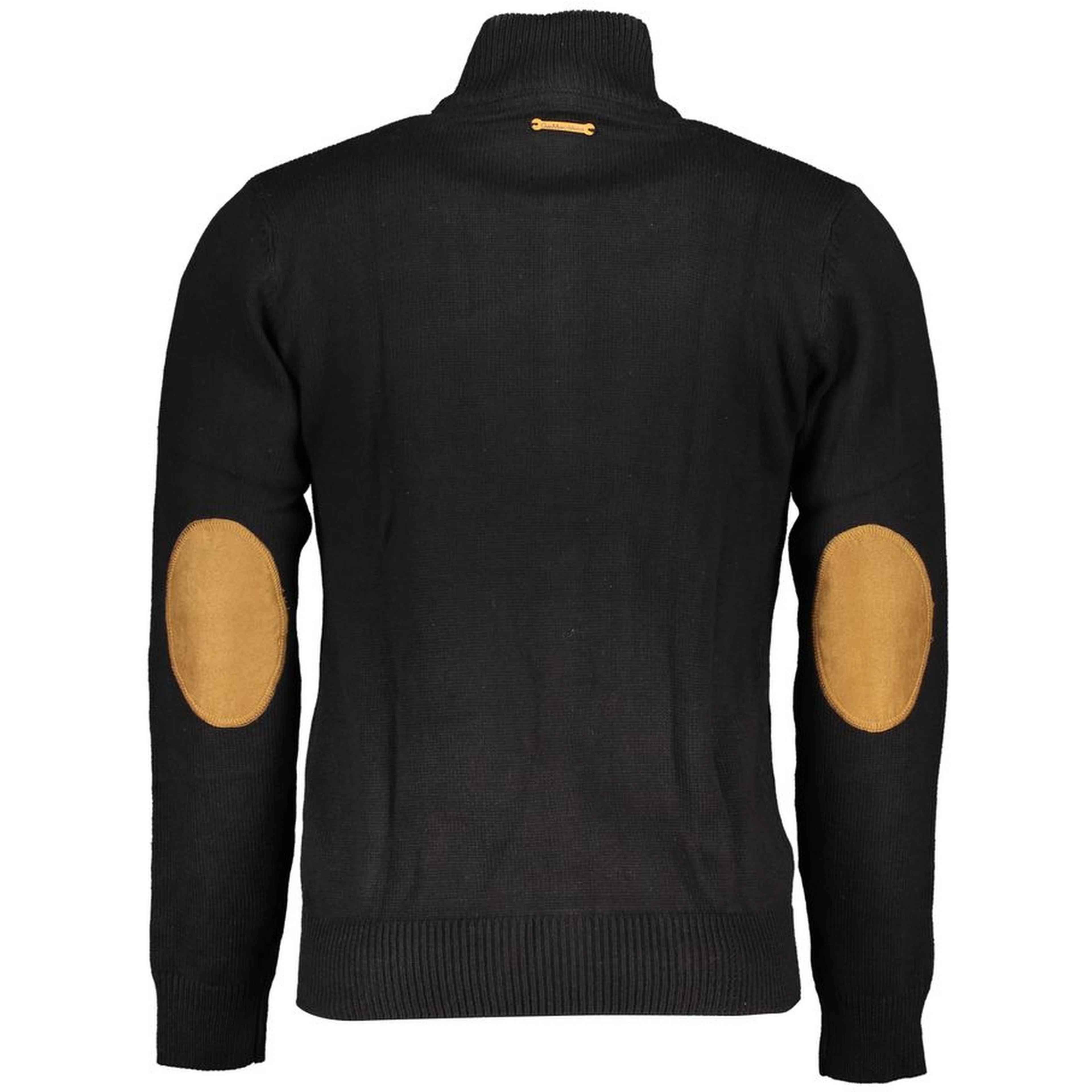 Black Cotton Men's Cardigan