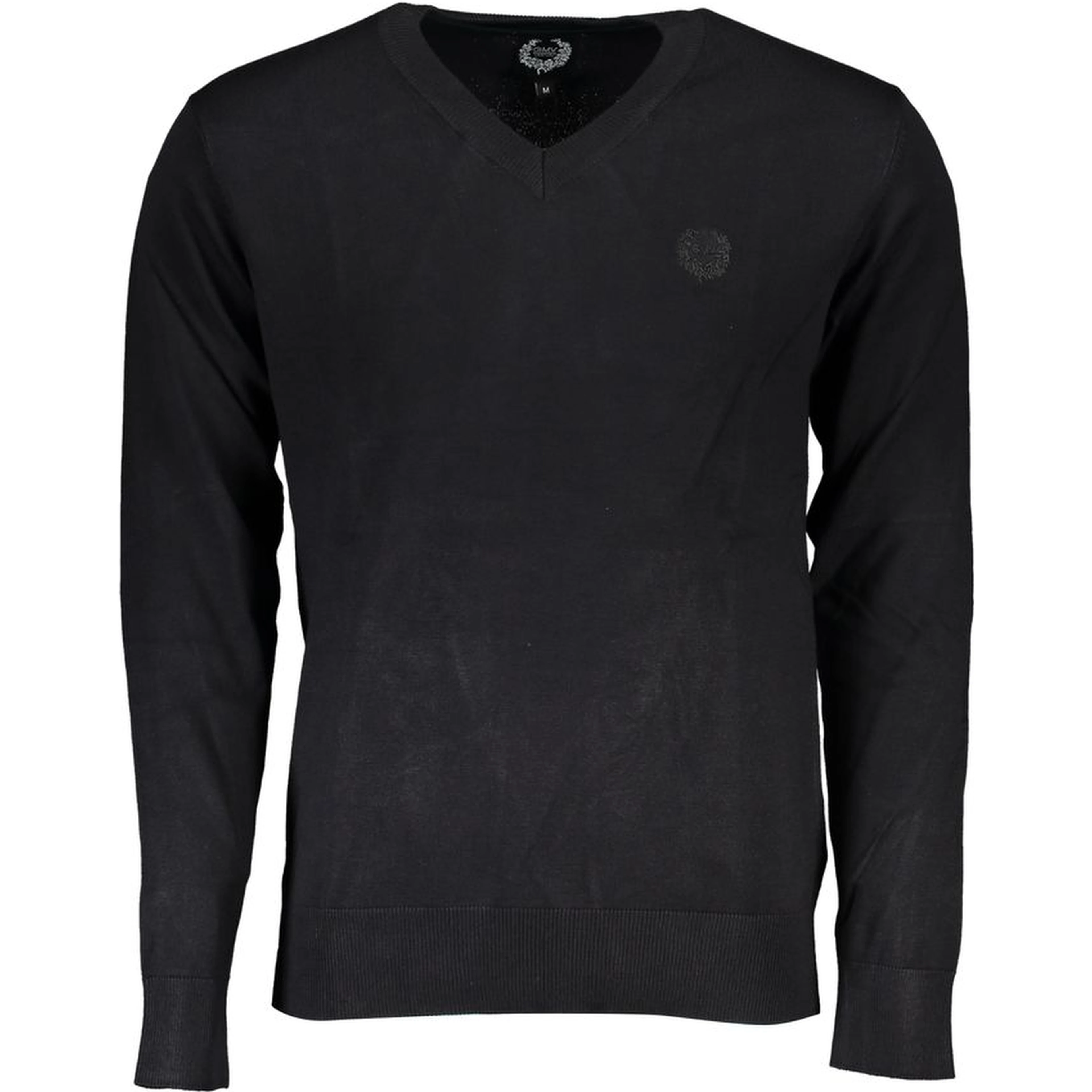 Black Viscose Men's Sweater