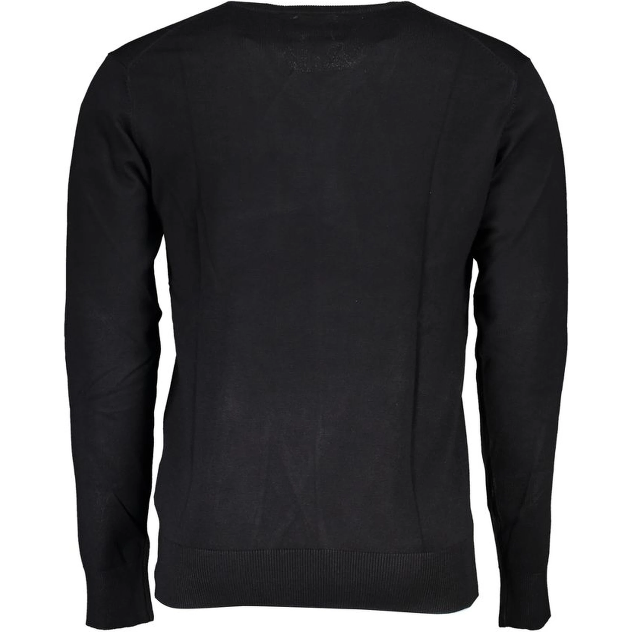 Black Viscose Men's Sweater