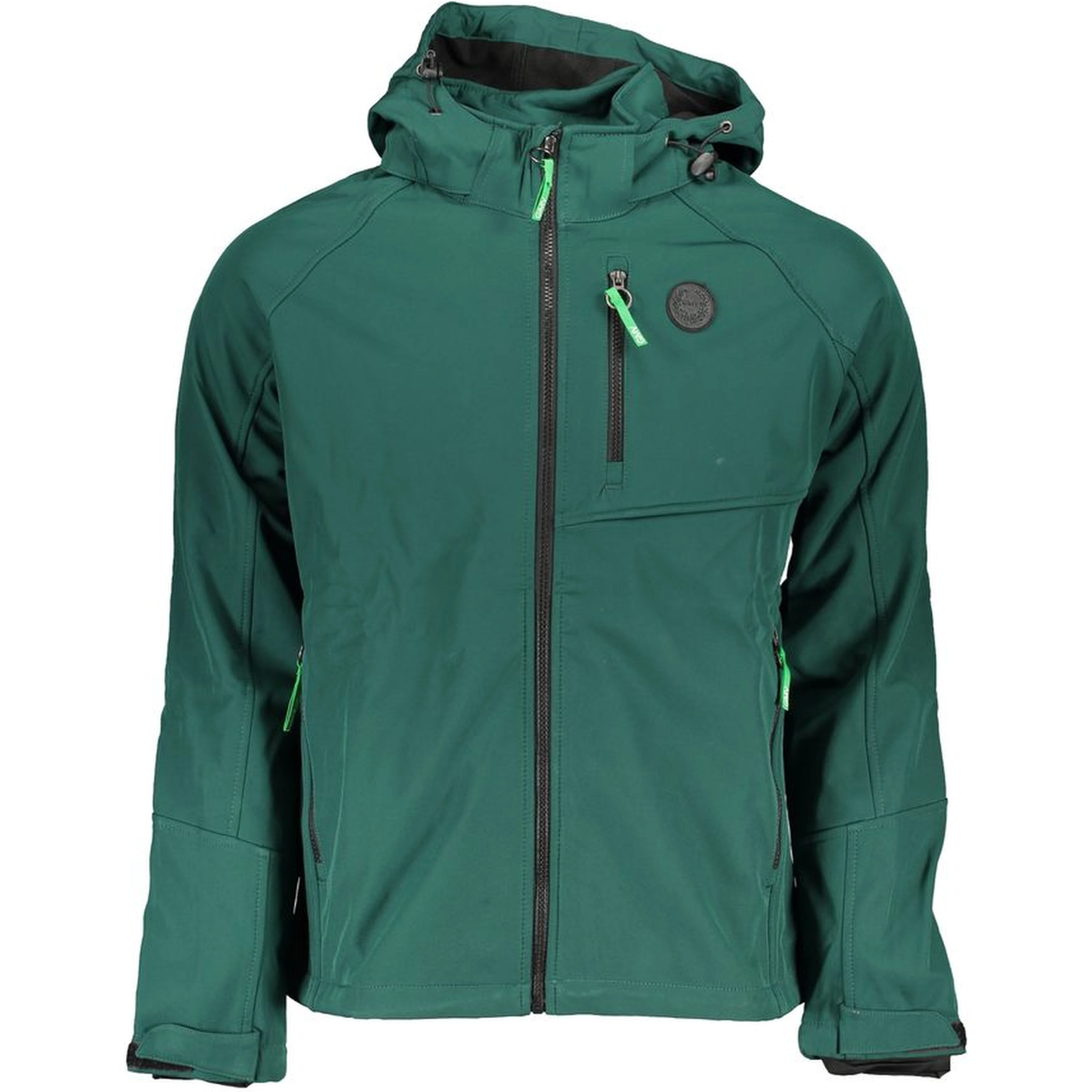 Green Polyester Jackets & Coat
