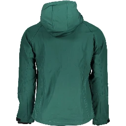 Green Polyester Jackets & Coat