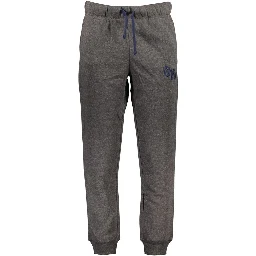 Grigio Polyester Men's Sweatpant