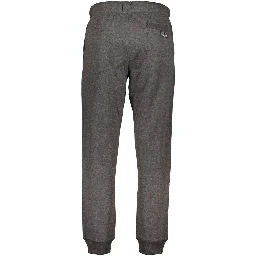 Grigio Polyester Men's Sweatpant