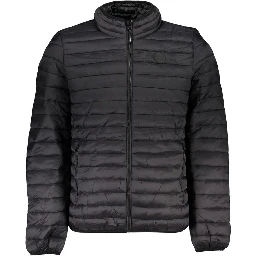 Black Polyamide Men's Jacket