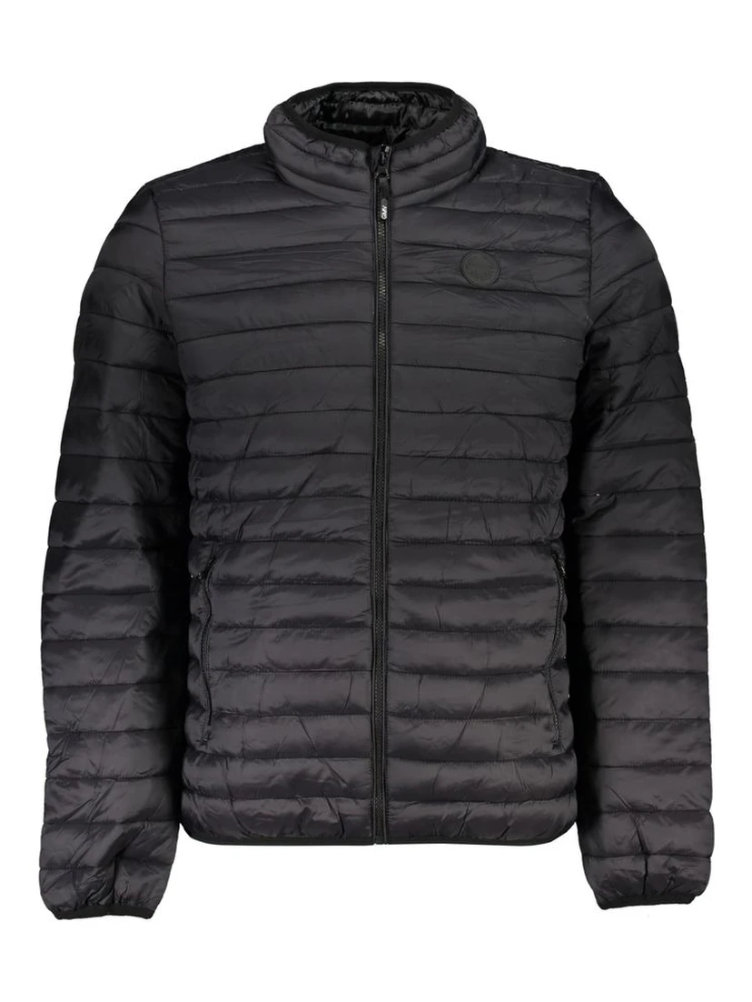 Black Polyamide Men's Jacket