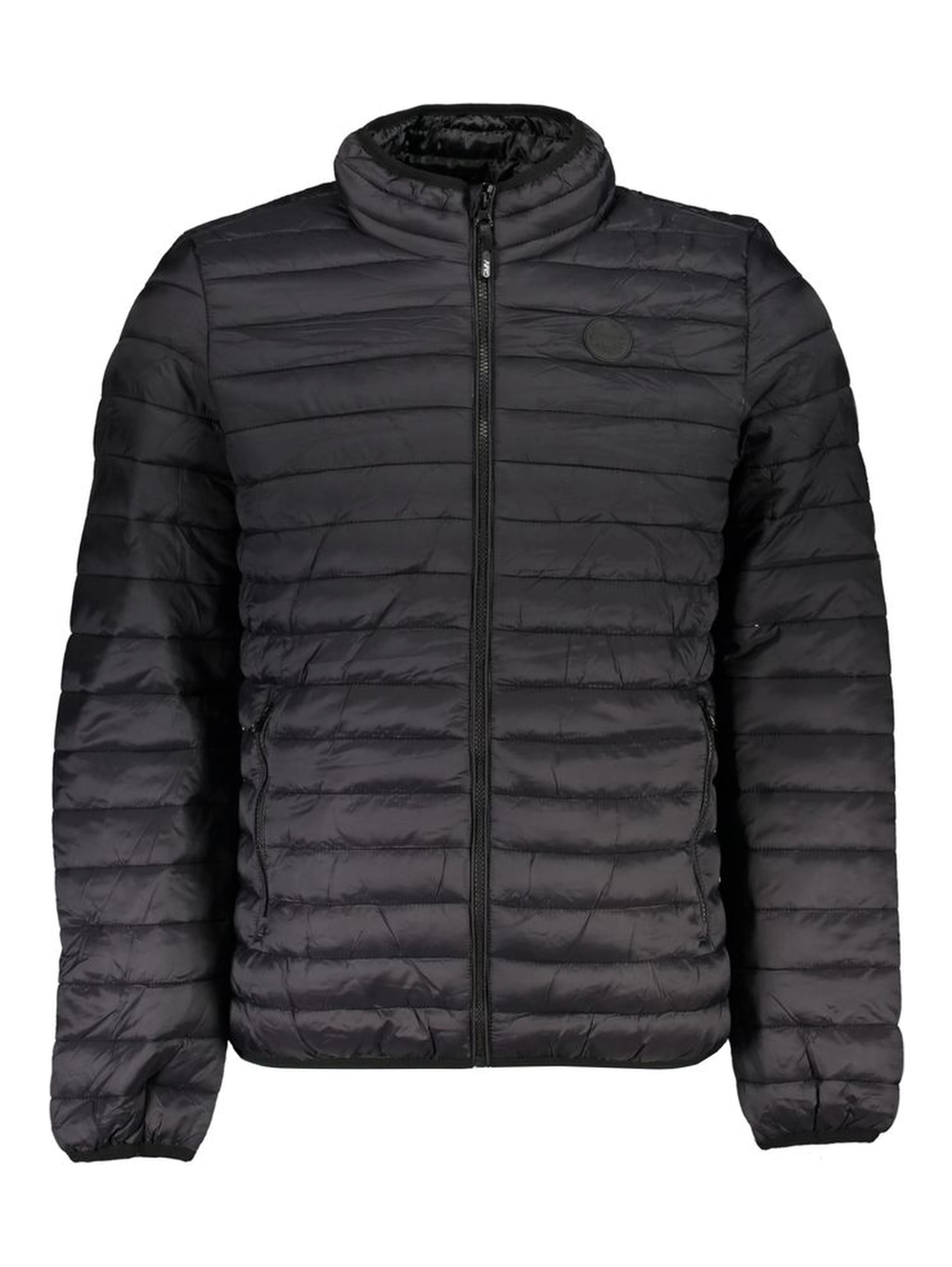 Black Polyamide Men's Jacket