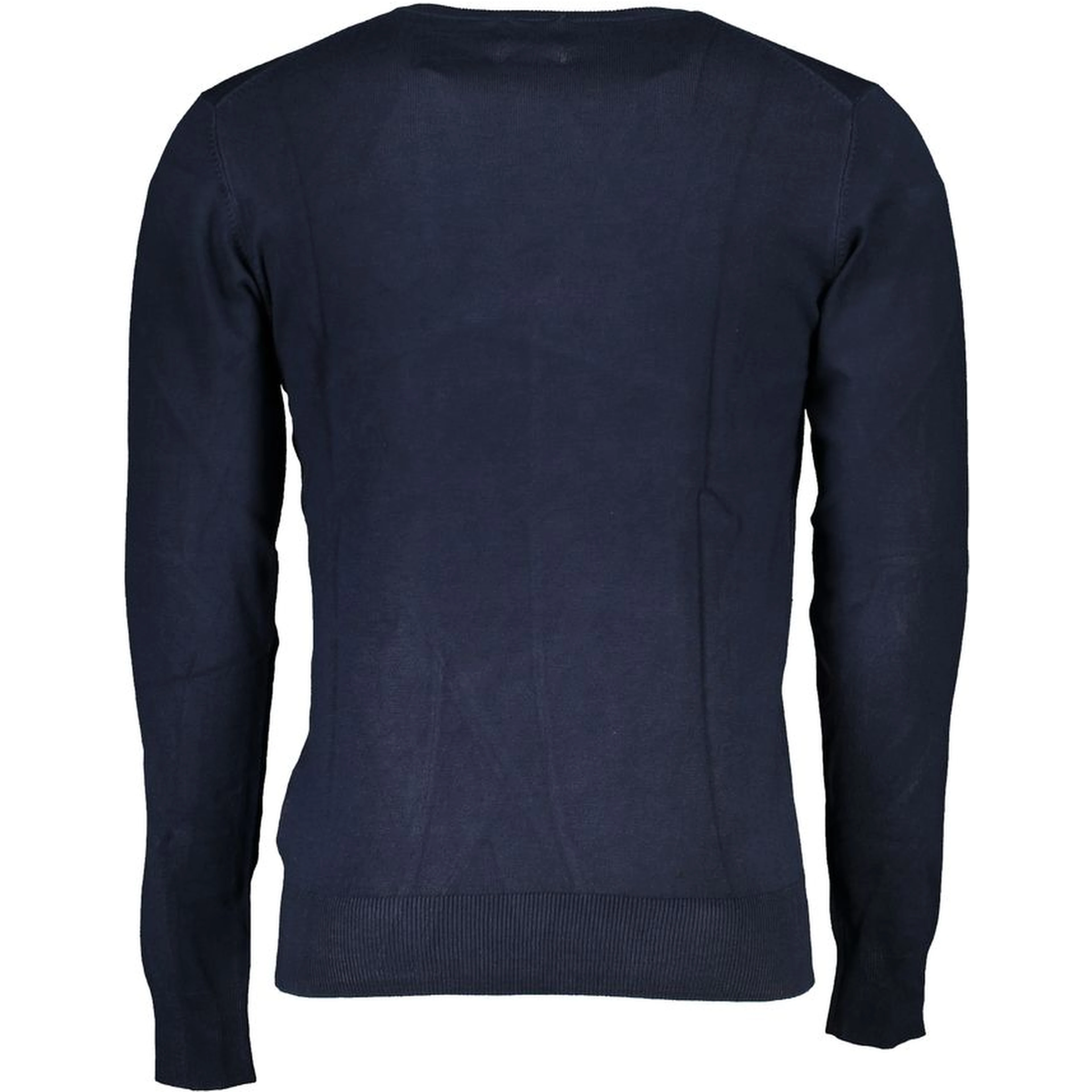 Blue Viscose Men Sweater