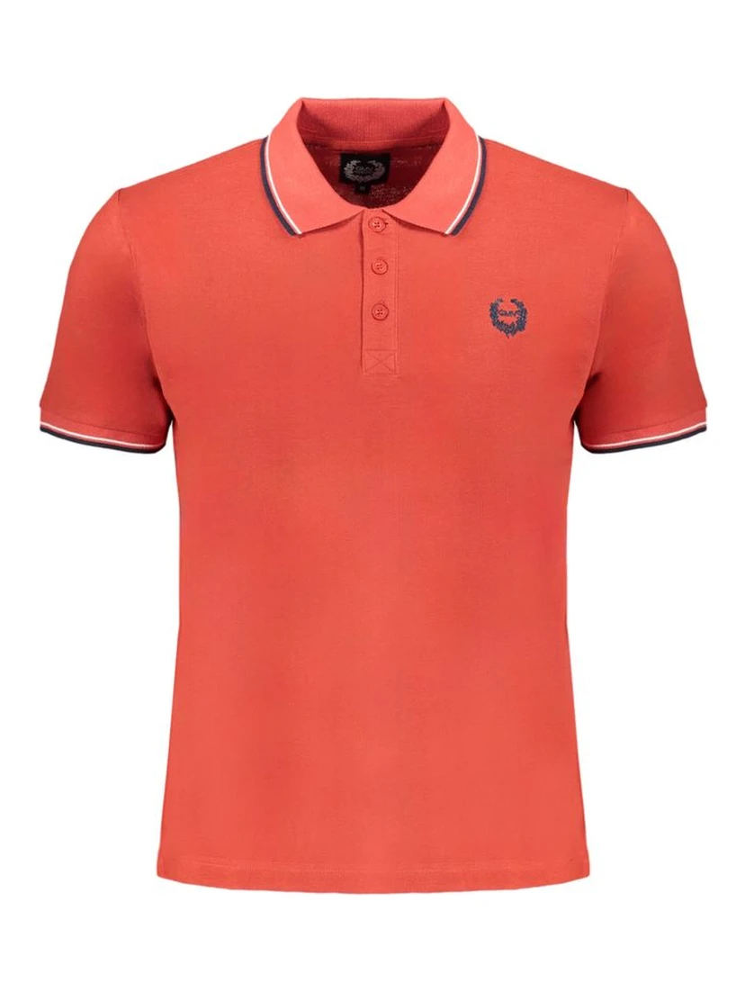 Red Cotton Polo Shirt