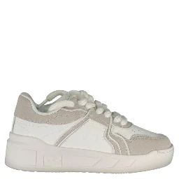 White Polyester Sneaker