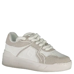 White Polyester Sneaker