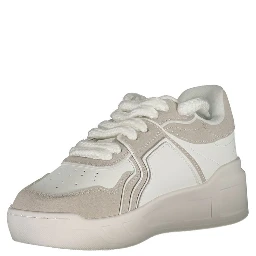 White Polyester Sneaker