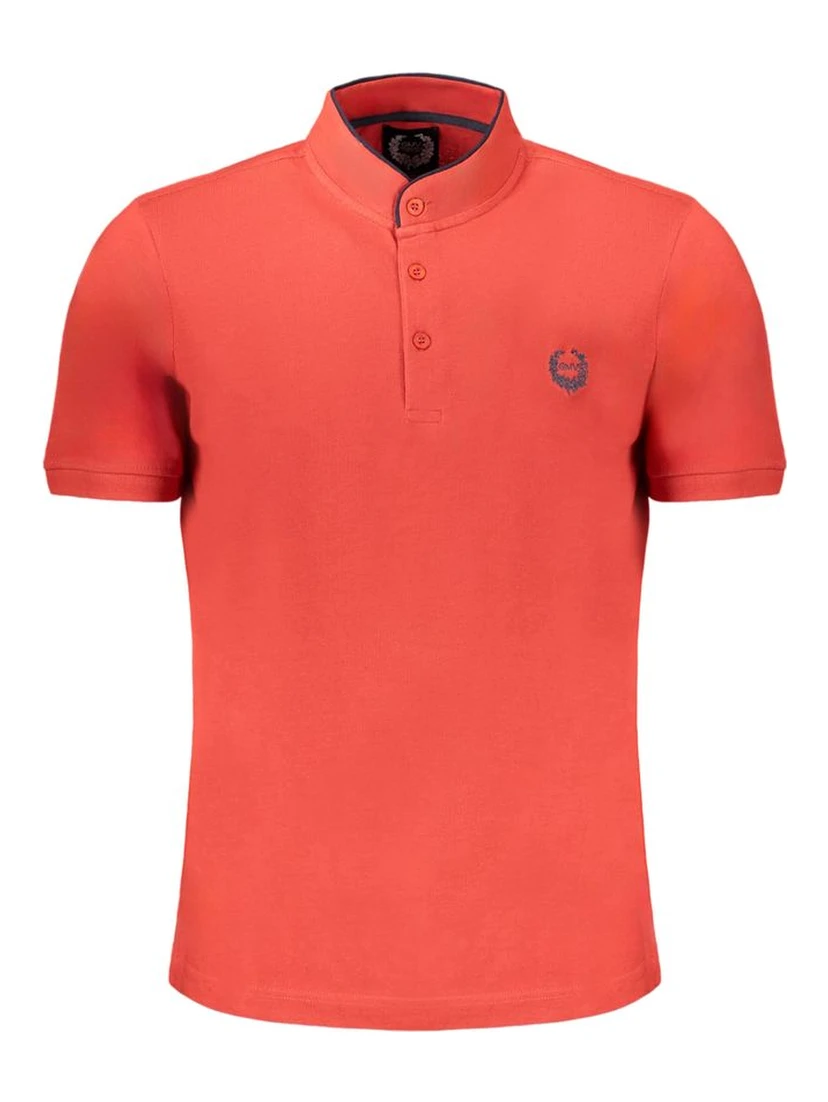 Red Cotton Polo Shirt