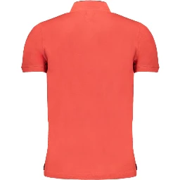 Red Cotton Polo Shirt