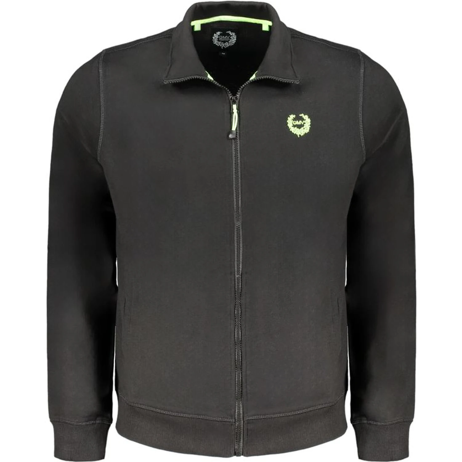 Black Cotton Men's Sweatshirt